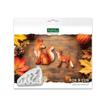 Silicone Mould - Fox and Cub